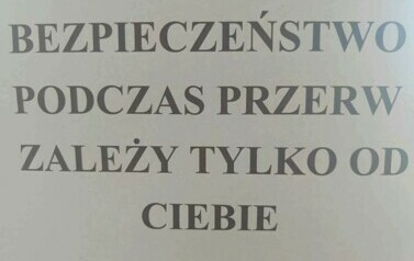 Bezpieczna przerwa w szkole 5