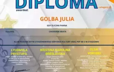 Ciąg dalszy sukces&oacute;w WOKALISTEK z PSP nr 3 w Staszowie 1