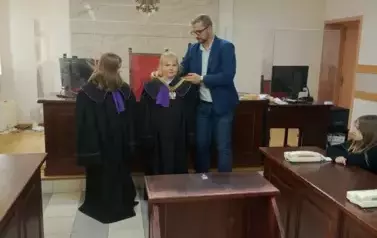 Wycieczka klasy IIIa do Rejonowego Sądu w Staszowie 21