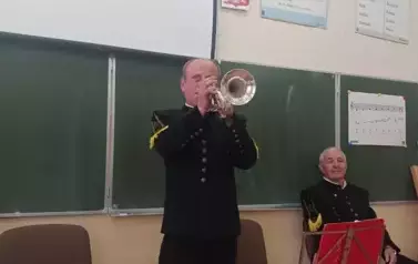 Spotkanie z Zakładową G&oacute;rniczą Orkiestrą Dętą Grupy Azoty &bdquo; Siarkopol&rdquo; w Grzybowie 10