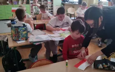 POLSKIE SYMBOLE NARODOWE &ndash; ZAJĘCIA EDUKACJI  PATRIOTYCZNEJ W KLASACH I 10