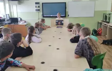 Og&oacute;lnopolski Tydzień Bibliotek &ndash; zajęcia w klasach I i III 17