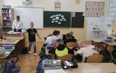 Og&oacute;lnopolski Tydzień Bibliotek &ndash; zajęcia w klasach I i III 20
