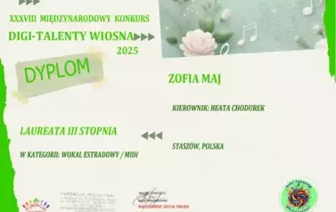 NASTĘPNE SUKCESY WOKALISTEK Z PSP NR 3 w STASZOWIE 13