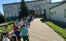 Pr&oacute;bna ewakuacja szkoły 2024 2