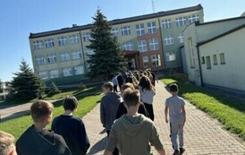 Pr&oacute;bna ewakuacja szkoły 2024 4
