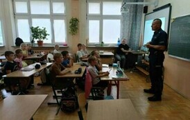 Wizyta policjanta - pogadanka na temat bezpieczeństwa 4
