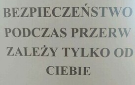 Bezpieczna przerwa w szkole 5