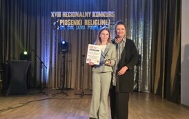 II MIEJSCE W FINALE XVIII REGIONALNEGO KONKURSU PIOSENKI RELIGIJNEJ IM. ŚW. JANA PAWŁA II W BOGORII 1