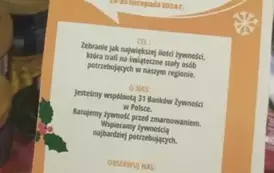 Świąteczna zbi&oacute;rka żywności 13