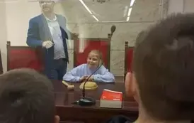Wycieczka klasy IIIa do Rejonowego Sądu w Staszowie 5