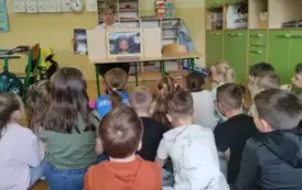 Og&oacute;lnopolski Tydzień Bibliotek &ndash; zajęcia w klasach I i III 1