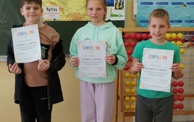Podsumowanie Szkolnego Konkursu Matematycznego  dla klas II i III 4