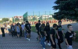 Pr&oacute;bna ewakuacja szkoły 2