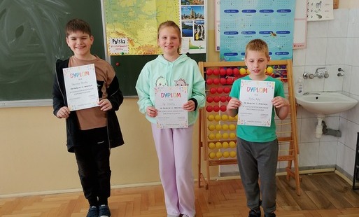Zdjęcie do Podsumowanie Szkolnego Konkursu Matematycznego  dla klas II i III