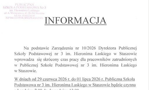 Zdjęcie do INFORMACJA